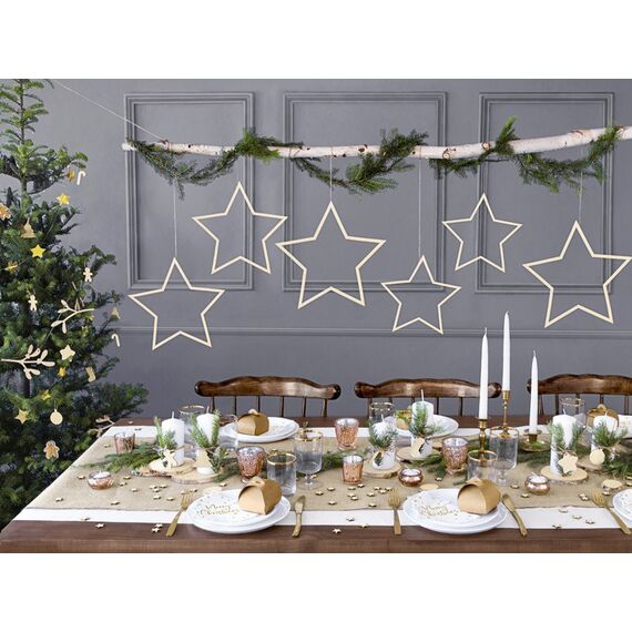 PartyDeco Untersetzer aus Holz, Durchmesser 10-12cm, 3 image