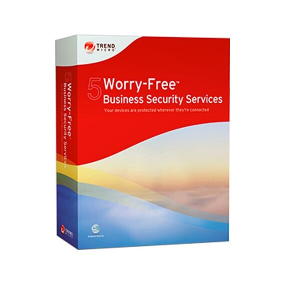Trend Micro Worry-Free Business Security Services 5, RNW, 2-5u, 3Y, ML Erneuerung Mehrsprachig 3 Jahr(e)