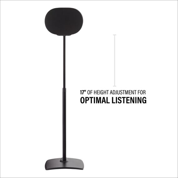 SANUS WSSE3A2-B2 - ADJUSTABLE SPEAKER STAND SONOS ERA 300 - PAIR - BLACK Schwarz, 4 image