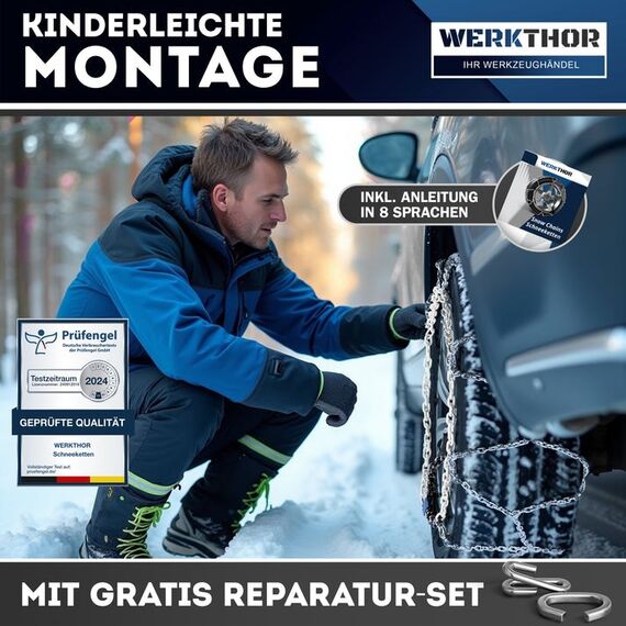 Werkthor WT-80 Reifenkette Diamond, 7 image