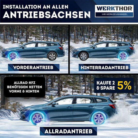 Werkthor WT-80 Reifenkette Diamond, 8 image