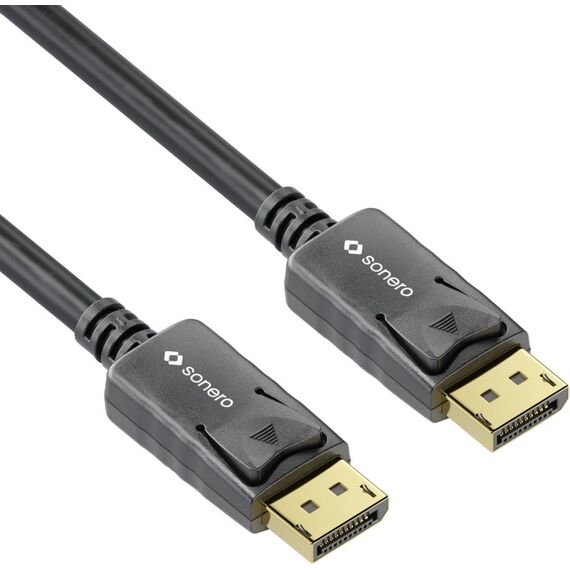 sonero 8K Displayport Kabel 1.4v 1,5 m Schwarz, Länge: 1,5 m