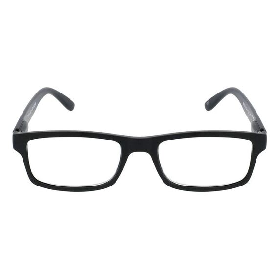 SMARTY Ludwig Unisex Rechteck Vollrand Schwarz