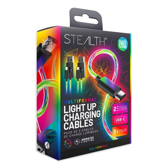 STEALTH Gaming XP-LED-2M USB Kabel USB C USB A Mehrfarbig, 3 image