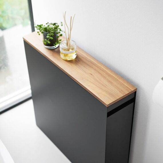 Yamazaki YA01427 Etagère & Platzsparer für Badezimmer Schwarz Stahl, Holz, 7 image