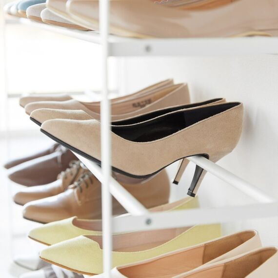 Yamazaki YA01465 Schuhregale offen Weiß, Farbe: Weiß, 10 image