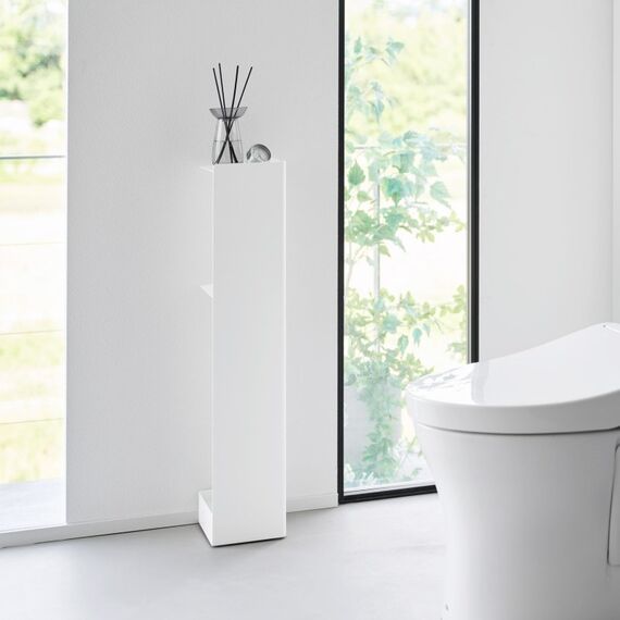 Yamazaki YA01489 Toilettenrollenhalter Bodenstehend Weiß, 11 image