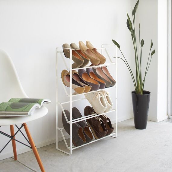 Yamazaki YA02391 Schuhregale offen Weiß, 2 image
