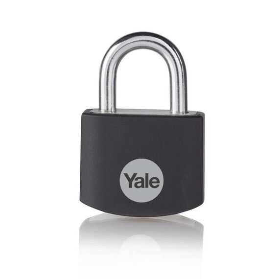 Yale YE3B/38/119/1/BK Vorhängeschloss Herkömmliches Vorhängeschloss 1 Stück(e), Farbe: Schwarz