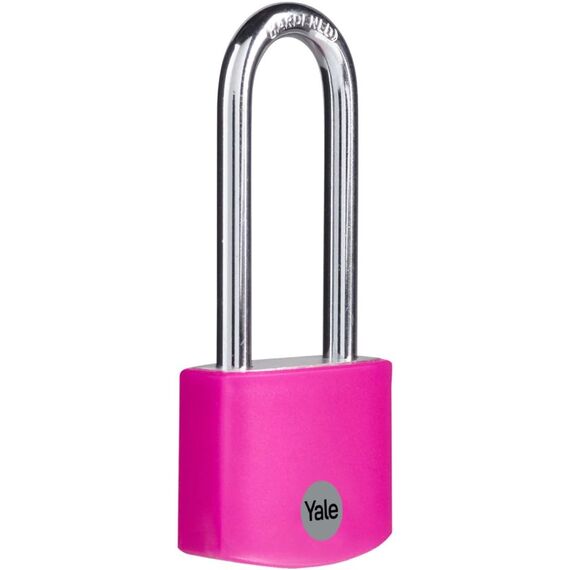 Yale YE3B Herkömmliches Vorhängeschloss 1 Stück(e), Farbe: Pink