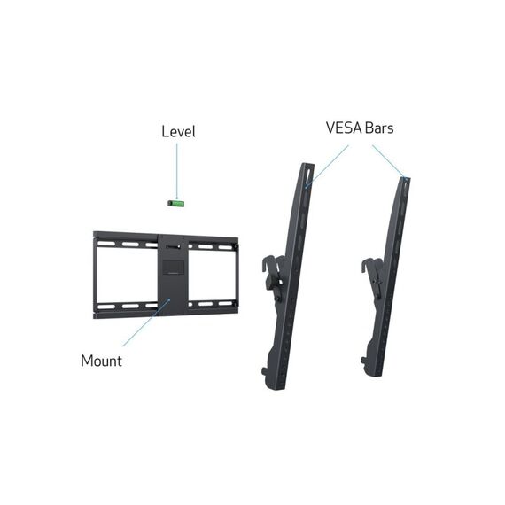 Multibrackets 4012 TV-Halterung 165,1 cm (65") Schwarz, 4 image