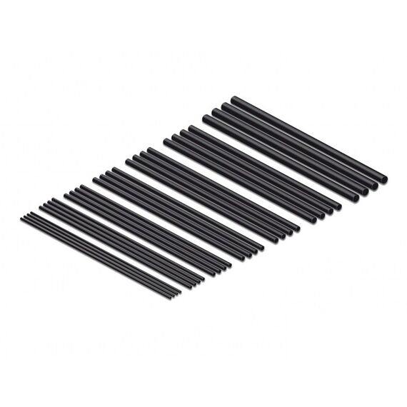 DeLOCK Schrumpfschlauch Sortiment 100 mm 28 Stück schwarz