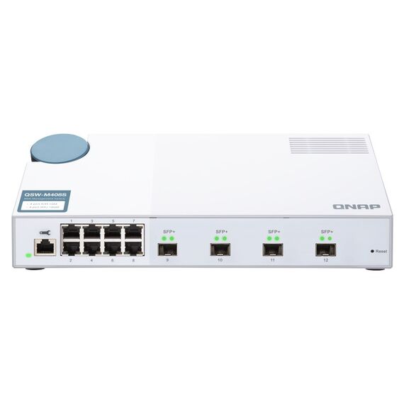 QNAP QSW-M408S Netzwerk-Switch Managed L2 Gigabit Ethernet (10/100/1000) Weiß
