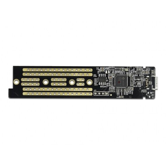 DeLOCK Externes Gehäuse für M.2 NVMe PCIe SSD mit USB Type-C Buchse transparent, 3 image
