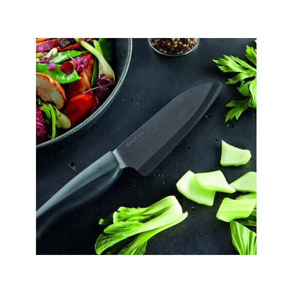 KYOCERA SHIN Keramik-Mini Santoku-Messer, Klinge: 14 cm