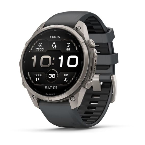Garmin fēnix 9 Pro 3,56 cm (1.4") AMOLED 47 mm Digital 454 x 454 Pixel Touchscreen Titan WLAN GPS
