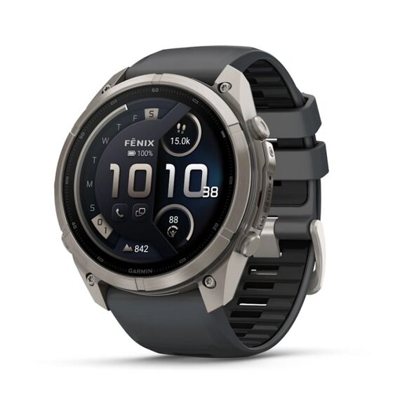 Garmin fēnix 9 Pro 3,81 cm (1.5") AMOLED 51 mm Digital 466 x 466 Pixel Touchscreen Titan WLAN GPS