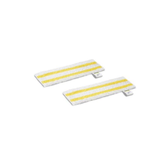 Kärcher Universal floor cloth set EasyFix Einmal-Wischtusch Weiß, Gelb