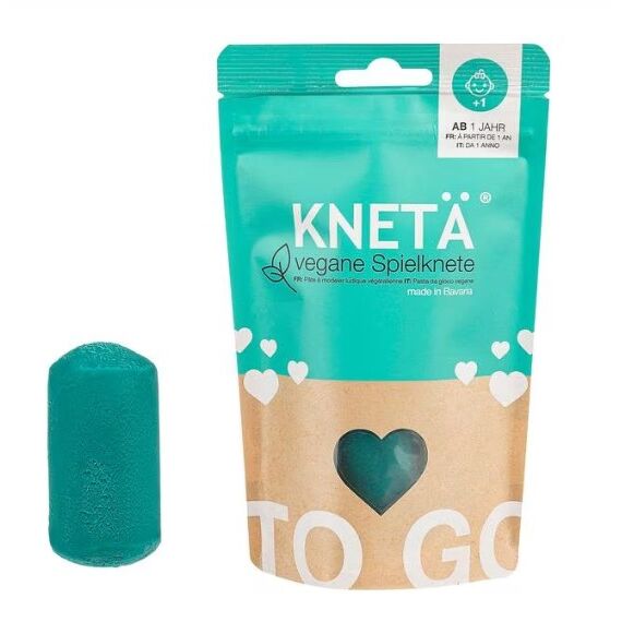 KNETÄ Vegane Spielknete Petrol 100 g, Farbe: Farbe Petrol