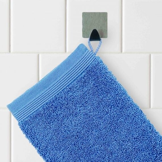 MÖVE Superwuschel Blau Baumwolle Waschlappen, 2 image
