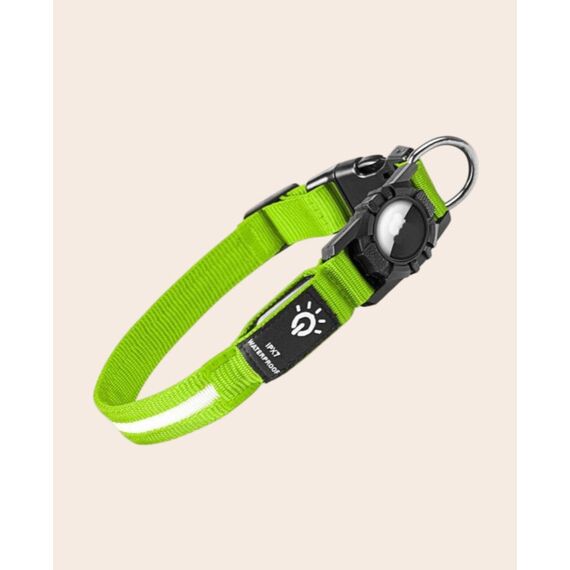 Esmée 1000-1608 Hunde- /Katzenhalsband Schwarz, Grün S Hund Standardkragen