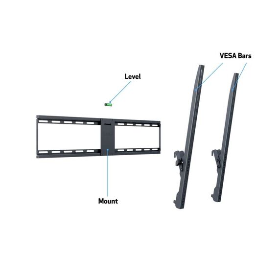 Multibrackets 4029 TV-Halterung 190,5 cm (75") Schwarz, 5 image