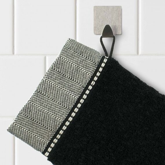 MÖVE Brooklyn Waschhandschuh 20X15 cm (black), 2 image