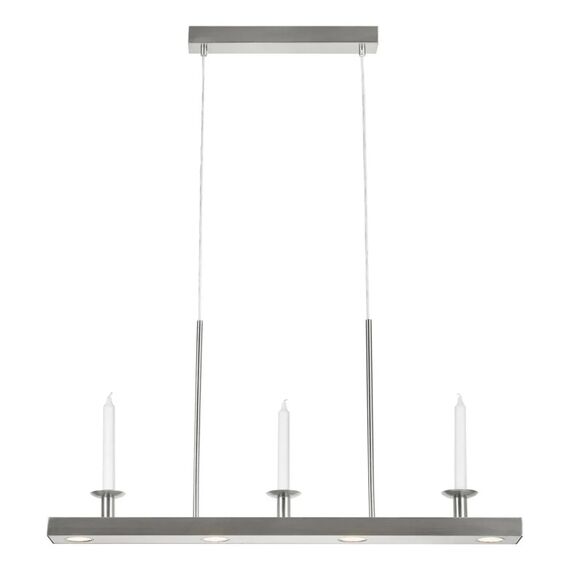 Markslöjd Dining Deckenleuchte Stahl, Farbe: Nickel, Länge: 1,5 m