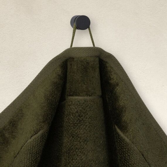 MÖVE Bamboo Luxe Abtrockentuch für die Hände Olive 50 x 100 cm, Farbe: Olive, 3 image