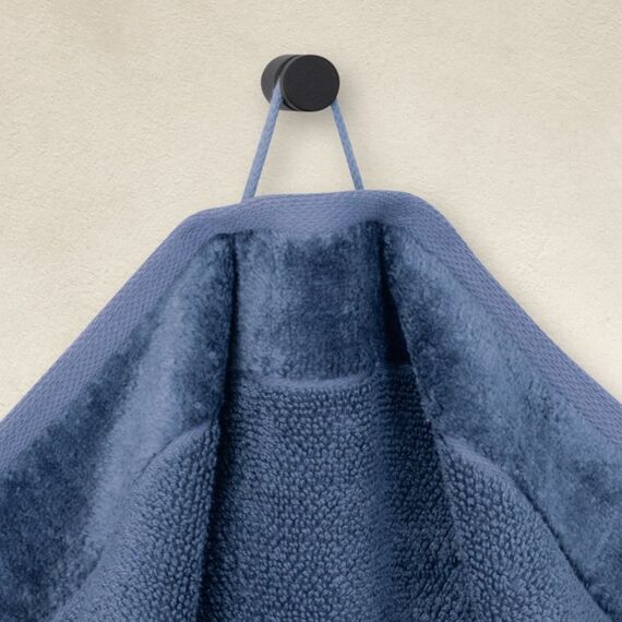 MÖVE Bamboo Luxe Abtrockentuch für die Hände Blau 50 x 100 cm, Farbe: Blau, 3 image