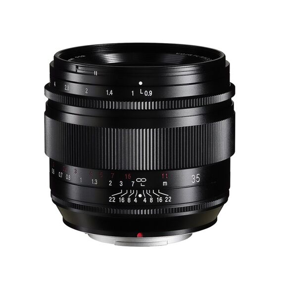 Voigtländer 35mm / 1:0,9 Nokton Standardobjektiv Schwarz