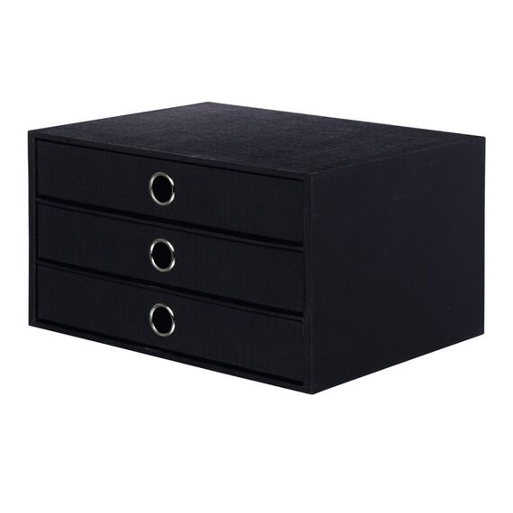 Rössler 1524452703 Büro-Schubladenschrank Schwarz