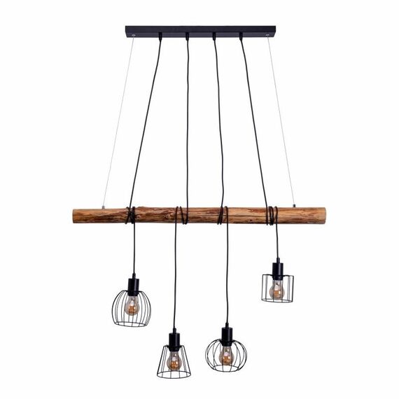 Näve Woodland Hängeleuchte Flexible Halterung E27 40 W