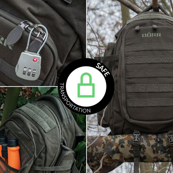 Dörr ProTac Rucksack Wanderrucksack Olive Polyester, 5 image