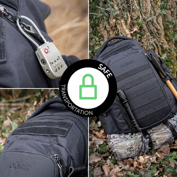 Dörr ProTac Rucksack Wanderrucksack Schwarz Polyester, 5 image