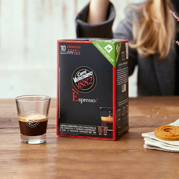 Caffè Vergnano Espresso Cremoso Kaffeekapsel Medium geröstet 10 Stück(e), 2 image