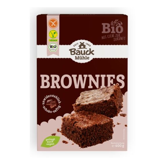Bauck Mühle Brownies glutenfrei Bio 400g, 2 image