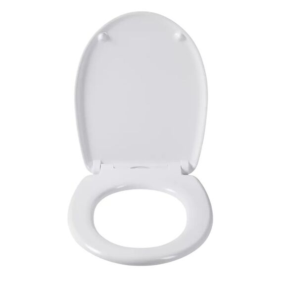 Diaqua Zen Rock Harter Toilettensitz Metall, Kunststoff, Thermoset Gemischte Farben, Weiß, 3 image