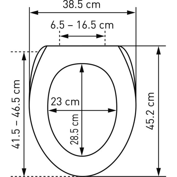 Diaqua 31171354 Toilettensitz Harter Toilettensitz Duroplast, Kunststoff Mehrfarbig, Chrom, 5 image