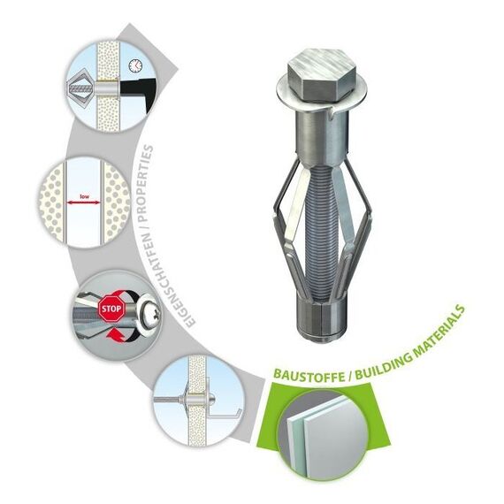 TOX Dübel Acrobat 2 Stück(e) Schrauben- & Dübelsatz 68 mm, 4 image