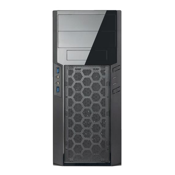 Silverstone PS13 Mini Tower Schwarz, 3 image