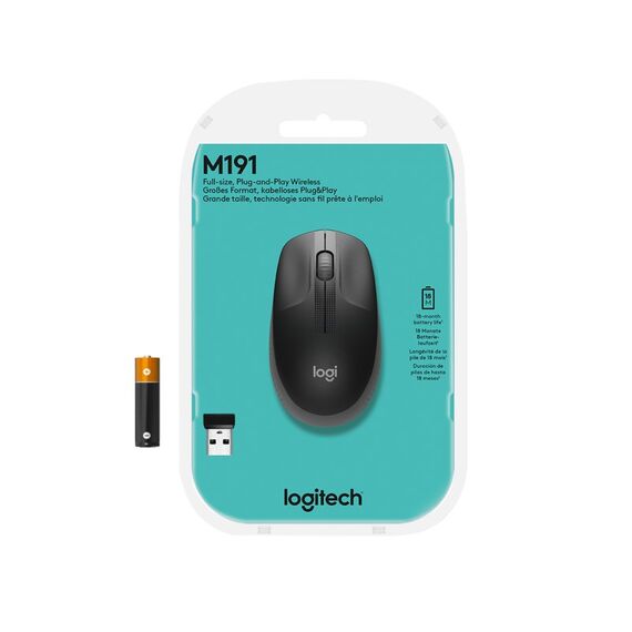 Logitech M190, Farbe: Grau, 6 image