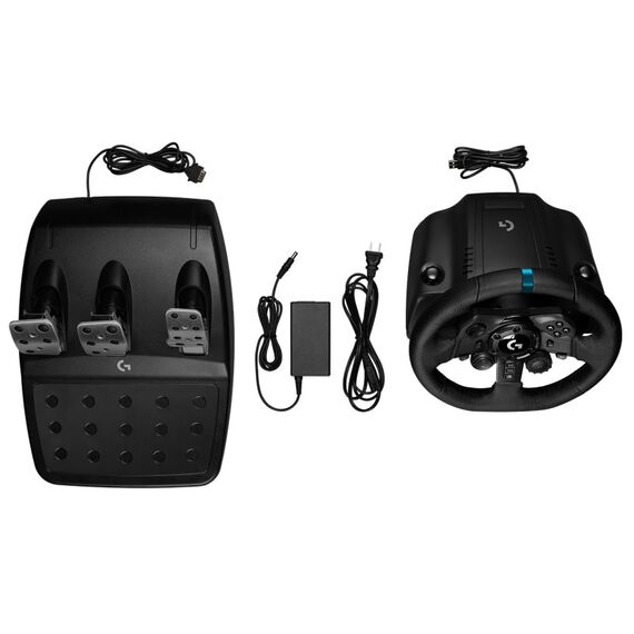 Logitech G G923 Schwarz USB 2.0 Lenkrad + Pedale Analog / Digital PC, PlayStation 4, PlayStation 5, 6 image