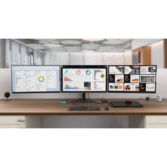 i-tec Metal USB-C Ergonomic 4K 3x Display Docking Station + Power Delivery 85 W, 4 image