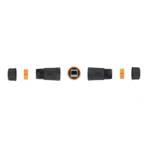 DeLOCK Kabelverbinder RJ45 Buchse zu RJ45 Buchse Cat.6A wasserfest