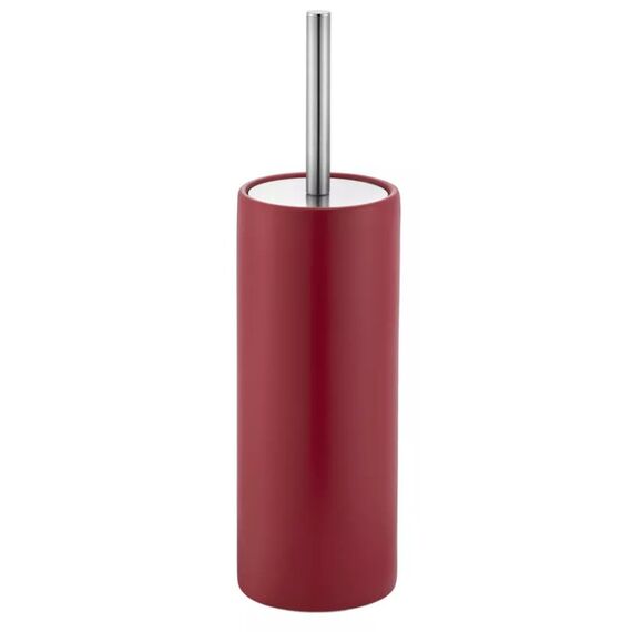 Diaqua 45192324 Toilettenbürste und -halter WC-Bürste & Halter, Farbe: Merlot, Edelstahl, Weiß