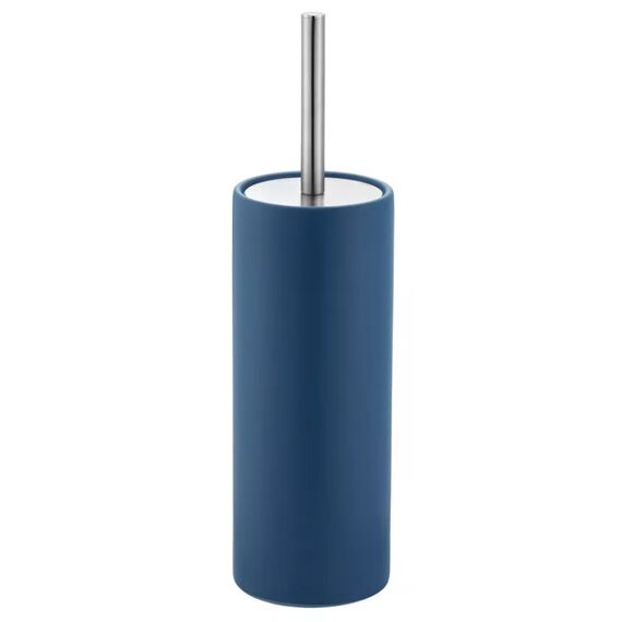 Diaqua 45192327 Toilettenbürste und -halter WC-Bürste & Halter, Farbe: Indigo, Edelstahl, Weiß