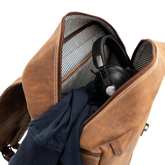 Dörr Leder Rucksack Kapstadt cognac, 7 image