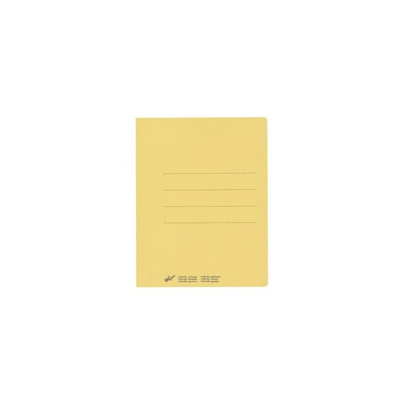Buroline 603445 Sammelmappe Karton Gelb A4, Farbe: Gelb