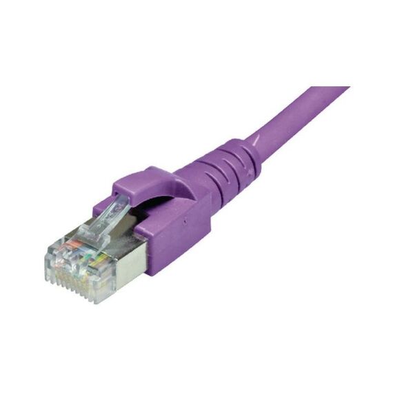 Dätwyler Cables 65386400DY Netzwerkkabel Violett 4 m Cat6a S/FTP (S-STP) Rund, Farbe: Violett, Länge: 4 m